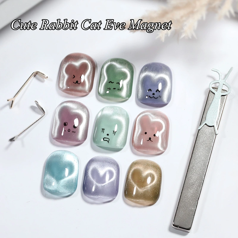 Cute Rabbit Cat Eve Magnet